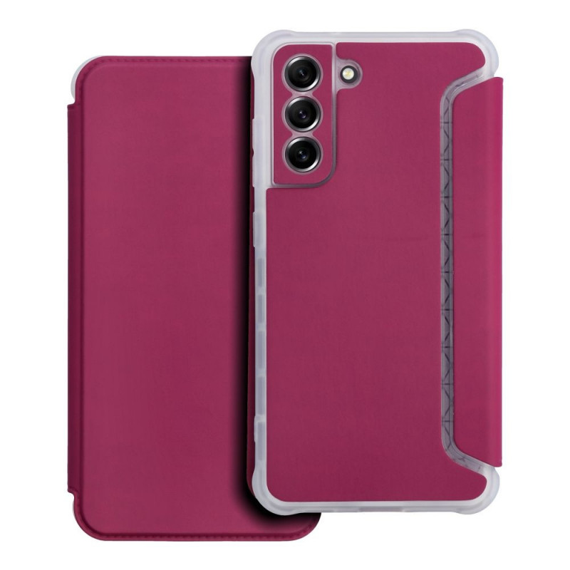 Peňaženkové puzdro Piano Book na Samsung Galaxy S21 FE 5G Purpurový