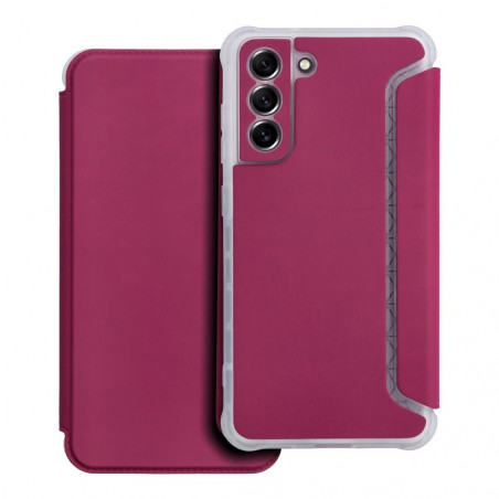 Peňaženkové puzdro Piano Book na Samsung Galaxy S21 FE 5G Purpurový