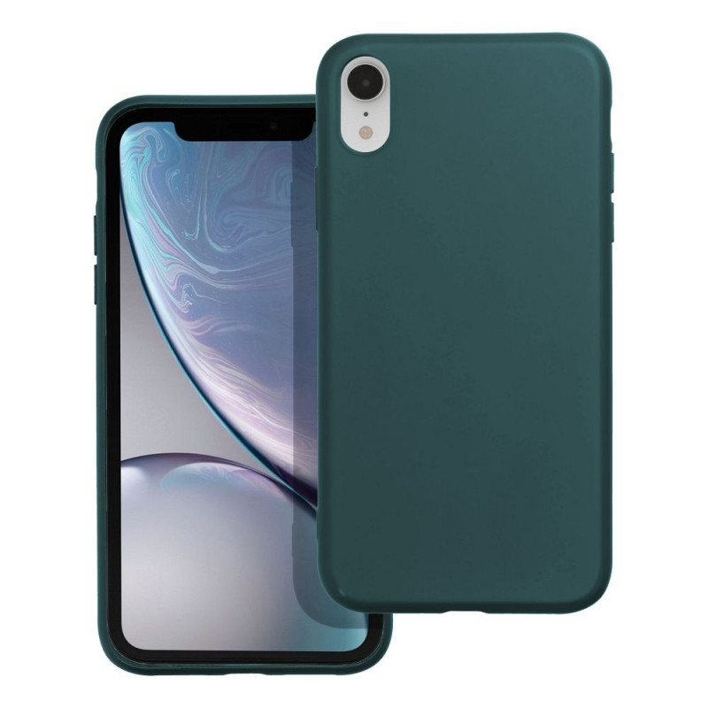 Kryt MATT na Apple iPhone XR Tmavo zelený