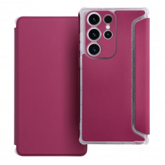 Peňaženkové puzdro Piano Book na Samsung Galaxy S23 Ultra 5G Purpurový