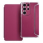 Peňaženkové puzdro Piano Book na Samsung Galaxy S23 Ultra 5G Purpurový