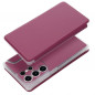 Peňaženkové puzdro Piano Book na Samsung Galaxy S23 Ultra 5G Purpurový