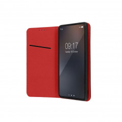 Peňaženkové puzdro Leather case SMART PRO na Samsung Galaxy S23 5G Elegant  Vinovo červený