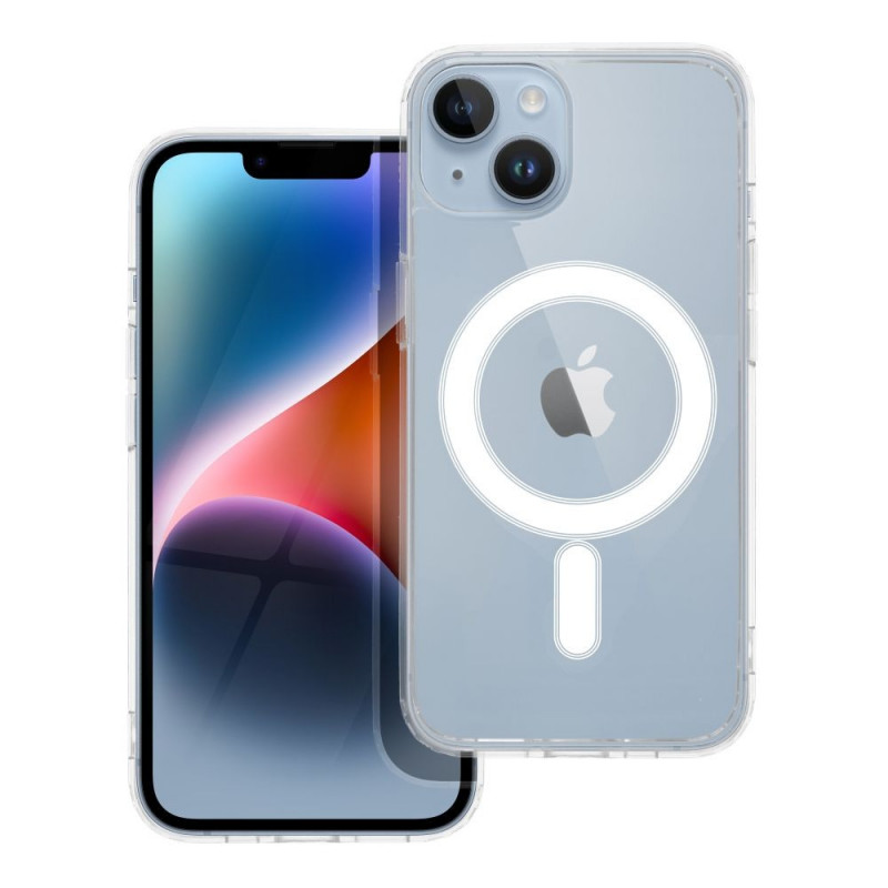 Kryt Clear Mag Cover na Apple iPhone 14 MagSAFE  Transparentný