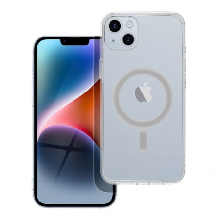 Kryt Clear Mag Cover na Apple iPhone 14 Plus MagSAFE  Transparentný