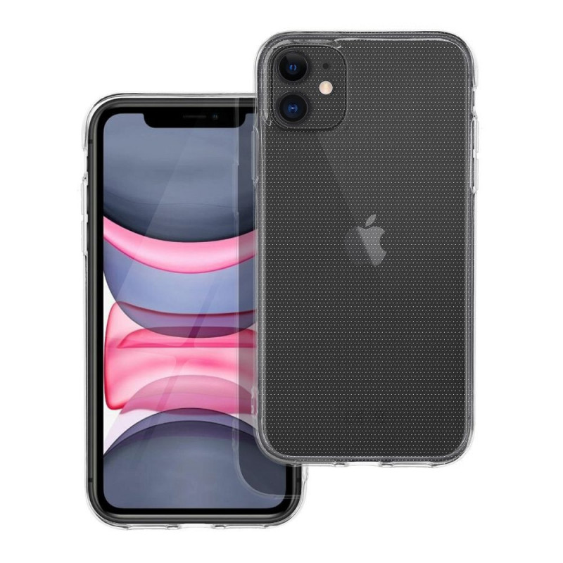 Kryt CLEAR 2mm na Apple iPhone 11 Transparentný