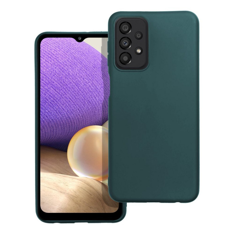 Kryt MATT na Samsung Galaxy A23 5G Tmavo zelený