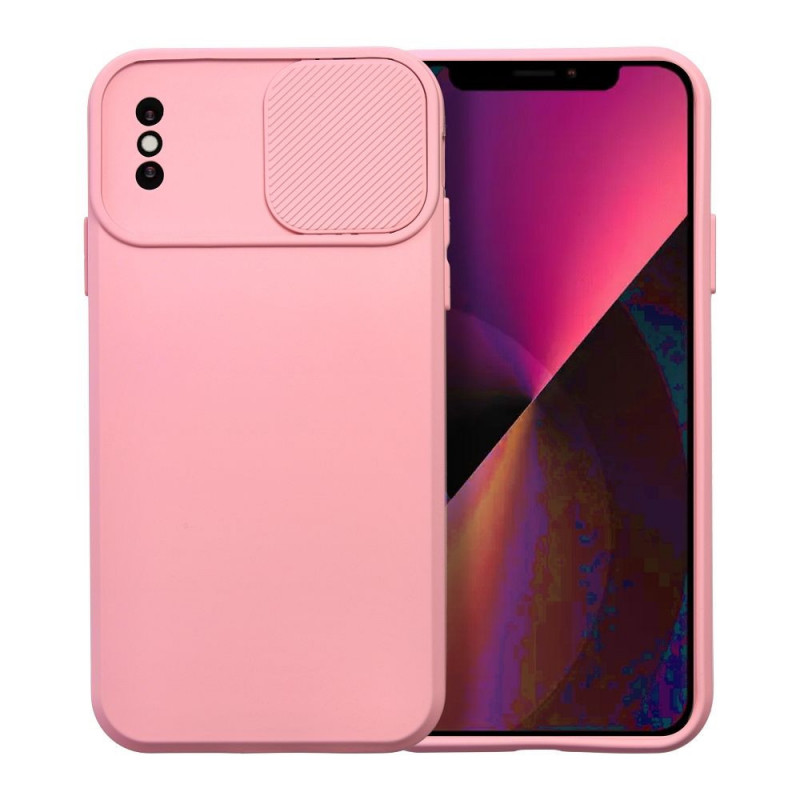 Kryt Slide na Apple iPhone X Svetlo ružový