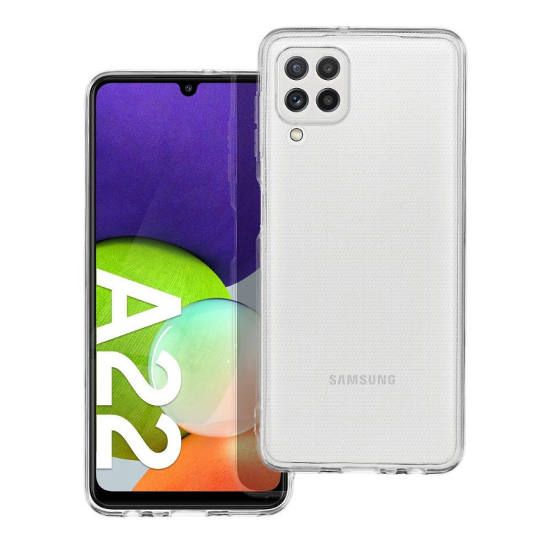 Kryt CLEAR 2mm na Samsung Galaxy A22 LTE Transparentný