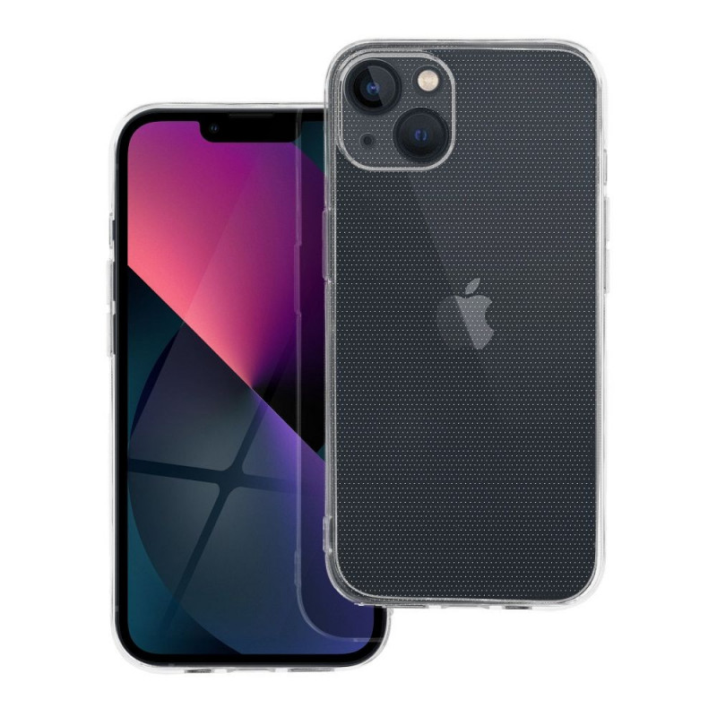 Kryt CLEAR 2mm na Apple iPhone 13 Transparentný
