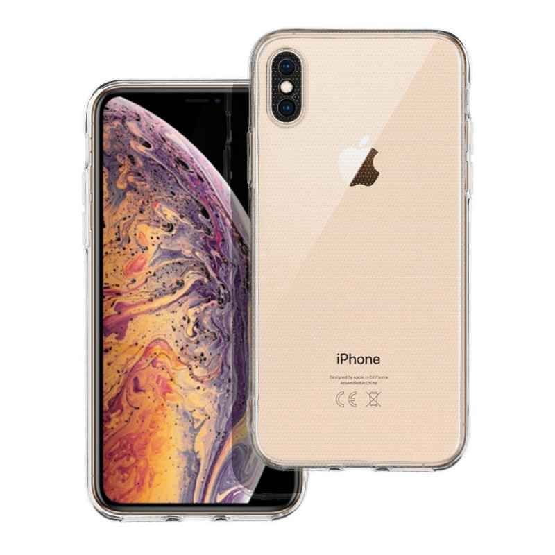 Kryt CLEAR 2mm na Apple iPhone X Transparentný