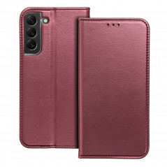 Peňaženkové puzdro Smart Magneto book na Samsung Galaxy S23 Plus 5G Bordový