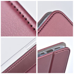 Peňaženkové puzdro Smart Magneto book na Samsung Galaxy S23 Plus 5G Bordový