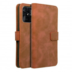 Peňaženkové puzdro TENDER Book na XIAOMI Redmi 10C Hnedý