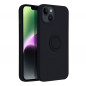 Kryt Silicone ring na Apple iPhone 14 Čierny