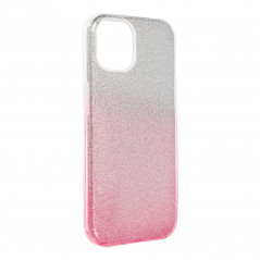 Kryt Shining na Apple iPhone 14 Prehľadný a ružový