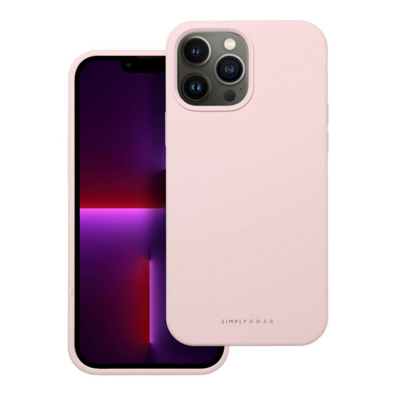 Kryt Roar Cloud-Skin na Apple iPhone 13 Pro Max Svetlo ružový