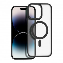 Kryt Matte Mag Cove na Apple iPhone 14 Pro Max MagSAFE  Čierny