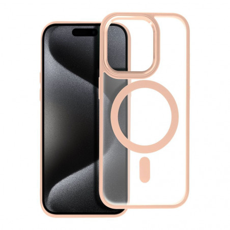 Kryt Matte Mag Cove na Apple iPhone 15 Pro MagSAFE Ružový