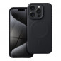Kryt Silicone Mag Cover na Apple iPhone 15 Pro MagSAFE  Čierny