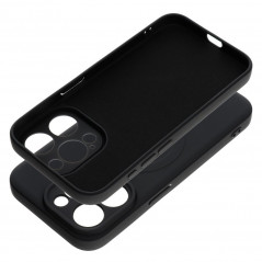 Kryt Silicone Mag Cover na Apple iPhone 15 Pro MagSAFE  Čierny