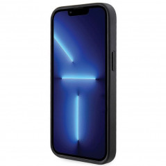 Kryt Guess Metal Logo Starss Crossbody na Apple iPhone 13 Elegant  Čierny