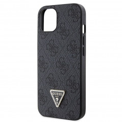 Kryt Guess Metal Logo Starss Crossbody na Apple iPhone 13 Elegant  Čierny
