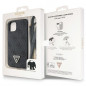 Kryt Guess Metal Logo Starss Crossbody na Apple iPhone 13 Elegant  Čierny