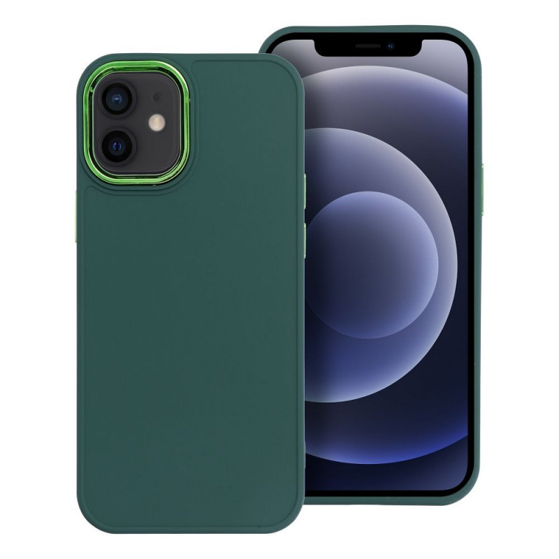 Kryt FRAME na Apple iPhone 12 mini Elegant  Zelený