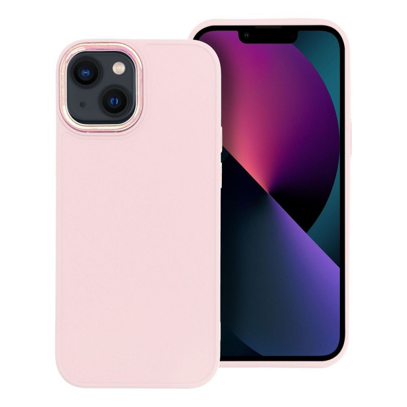 Kryt FRAME na Apple iPhone 13 mini Elegant  Púdrovo ružový