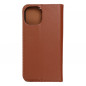 Peňaženkové puzdro Leather case SMART PRO na Apple iPhone 15 Elegant  Hnedý