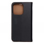 Peňaženkové puzdro Leather case SMART PRO na Apple iPhone 15 Pro Elegant  Čierny