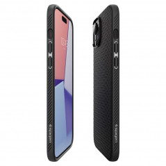 Kryt Spigen  Liquid Air na Apple iPhone 15 Matná čierna