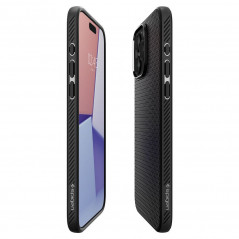 Kryt Spigen  Liquid Air na Apple iPhone 15 Pro Matná čierna