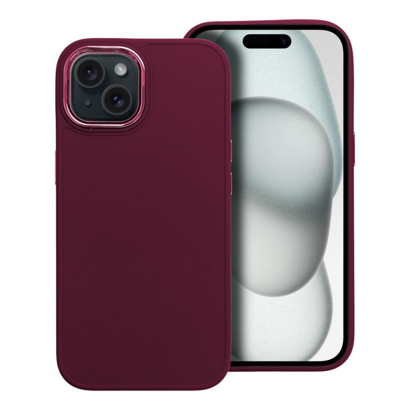 Kryt FRAME na Apple iPhone 15 Elegant  Fialový (Purple)