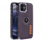 Kryt MILANO na Apple iPhone 12 Tmavo fialový (purple)