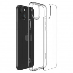 Kryt Spigen Ultra Hybrid na Apple iPhone 15 Plus Krištáľovo čistý  Transparentný