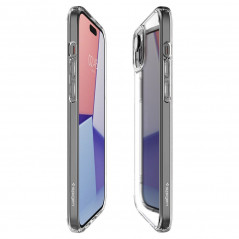 Kryt Spigen Ultra Hybrid na Apple iPhone 15 Plus Krištáľovo čistý  Transparentný
