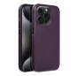 Kryt Leather Mag Cover na Apple iPhone 15 Pro Elegant  MagSAFE  Tmavo fialový (violet)
