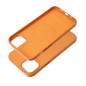 Kryt Leather Mag Cover na Apple iPhone 15 Plus Elegant  MagSAFE  Oranžový
