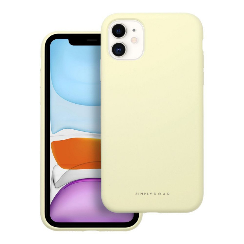 Kryt Roar Cloud-Skin na Apple iPhone 11 Svetlo žltý