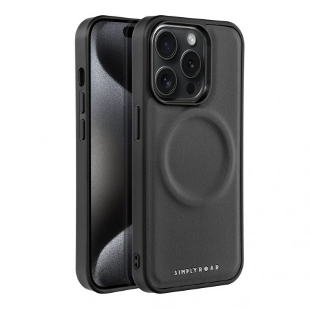 Kryt Roar Mag Morning na Apple iPhone 15 Pro Max Elegant MagSAFE Čierny