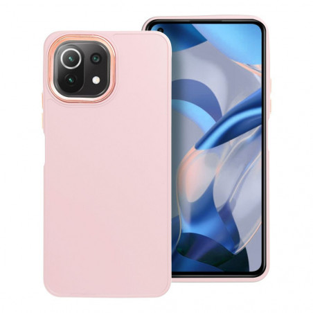 Kryt FRAME na XIAOMI Mi 11 Lite Elegant  Púdrovo ružový