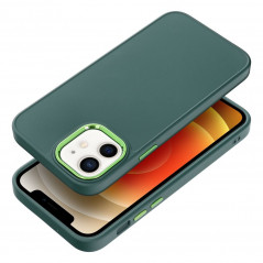 Kryt FRAME na Apple iPhone 12 Elegant  Zelený