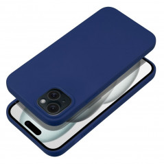 Kryt Soft na Apple iPhone 15 Plus Tmavo modrý