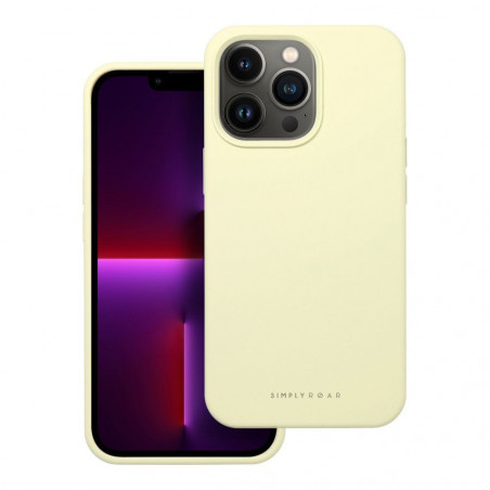 Kryt Roar Cloud-Skin na Apple iPhone 13 Pro Svetlo žltý