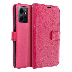 Peňaženkové puzdro MEZZO Book na XIAOMI Redmi Note 12 4G Mandala  Purpurový