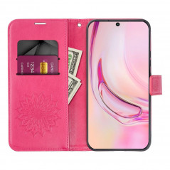Peňaženkové puzdro MEZZO Book na XIAOMI Redmi Note 12 4G Mandala  Purpurový