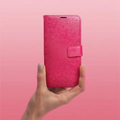 Peňaženkové puzdro MEZZO Book na XIAOMI Redmi Note 12 4G Mandala  Purpurový