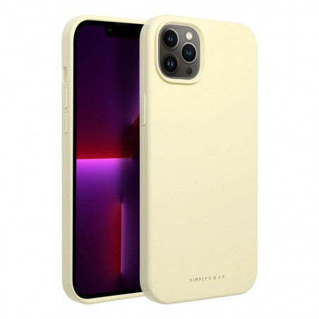 Kryt Roar Cloud-Skin na Apple iPhone 13 Pro Max Svetlo žltý